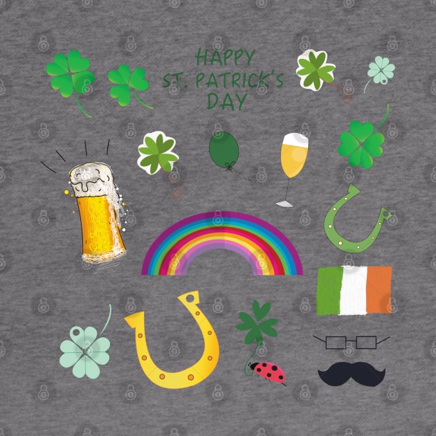 St. Patrick’s Day symbols by GULSENGUNEL